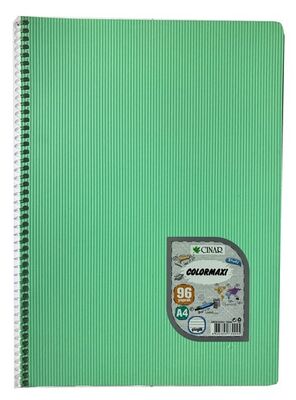 Çınar Colormaxi A4 PP Kapak Spiralli Defter Çizgili 96 yp - 6