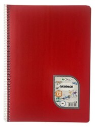 Çınar Colormaxi A4 PP Kapak Spiralli Defter Düz 72 yp - 5