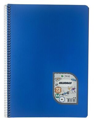 Çınar Colormaxi A4 PP Kapak Spiralli Defter Düz 72 yp - 7