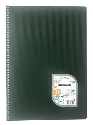 Çınar Colormaxi A4 PP Kapak Spiralli Defter Düz 72 yp - 8