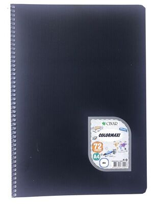 Çınar Colormaxi A4 PP Kapak Spiralli Defter Düz 72 yp - 9