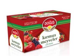 Doğuş Bardak Poşet Bitki Çayı Kırmızı Meyveler 20 li - DOĞUŞ ÇAY
