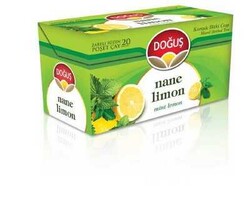 Doğuş Bardak Poşet Bitki Çayı Nane limon 20 li - DOĞUŞ ÇAY