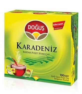 Doğuş Karadeniz Bardak Poşet Çay 100 lü - 1