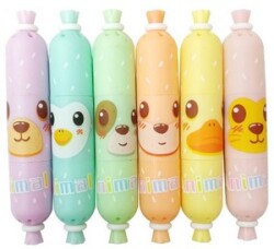 Duole Sosis Fosforlu Kalem Takımı 6 Renk - OFİSKUTUM