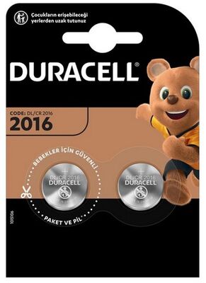Duracell Düğme Pil 2016 2 li - 1