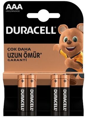 Duracell İnce Kalem Pil AAA 4 lü - 1