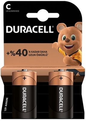 Duracell Orta Boy Pil C 2 li - 1