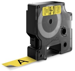Dymo D1 Yedek Şerit, 19 mm x 7 mt, Sarı/ Siyah ( 45808) - DYMO