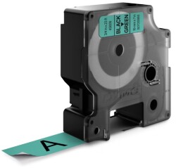 Dymo D1 Yedek Şerit, 19 mm x 7 mt, Yeşil/Siyah (45809) - DYMO