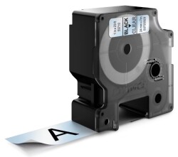 Dymo D1 Yedek Şerit, 24 mm x 7 mt, Şeffaf/ Siyah (53710) - DYMO