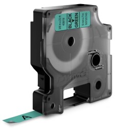 Dymo D1 Yedek Şerit, 9 mm x 7 mt, Yeşil/ Siyah (40919) - DYMO