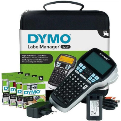 Dymo LM 420P Elektronik Etiketleme Makinesi + 4 D1Etiket Çantalı Kit - DYMO