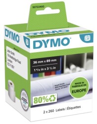 Dymo LW Geniş Adres Etiketi, 520 Etiket 89 x 36mm (99012) - DYMO