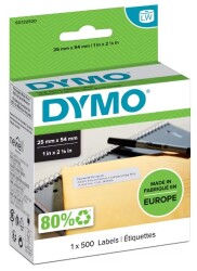 Dymo LW İade Adres Etiketi, 500 Etiket 25 x 54mm (11352 ) - DYMO