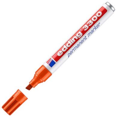 Edding E-3300 Permanenet Markör 1,0-5,0 mm Turuncu - 1