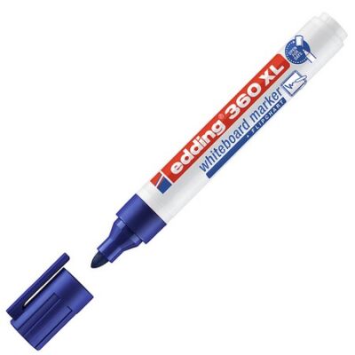 Edding E-360XL Beyaz Tahta Kalemi 1,5-3,0 mm Mavi - 1