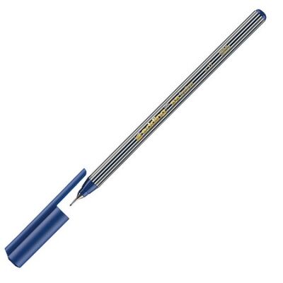 Edding E-55 Fine Pen İnce Uç 0,3 mm Çelik Mavisi - 1