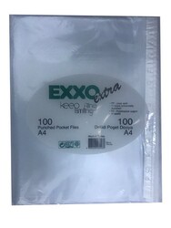 Exxo Extra PP Poşet Dosya Portakal Desen 100 lü - EXXO
