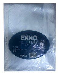 Exxo Lite PP Poşet Dosya Portakal Desen 100 lü - EXXO