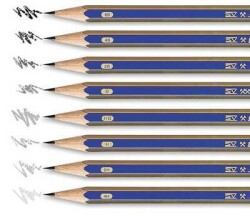 Faber-Castell 1221 Dereceli Kurşun Kalem, 6B - FABER-CASTELL