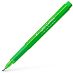 Faber-Castell 1554 Broadpen Keçe Uç Kalem, Açık Yeşil 0,8 mm - 1