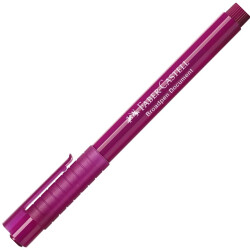 Faber-Castell 1554 Broadpen Keçe Uç Kalem, Fuşya 0,8 mm - 1