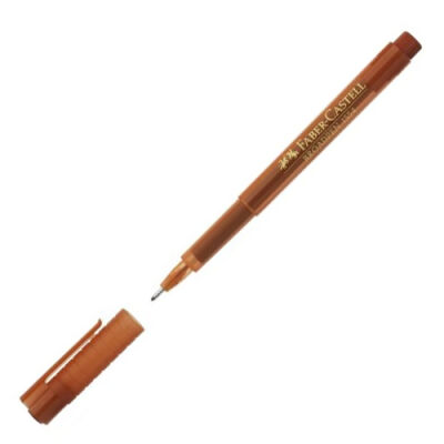 Faber-Castell 1554 Broadpen Keçe Uç Kalem, Kahverengi 0,8 mm - 1