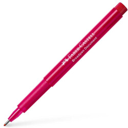 Faber-Castell 1554 Broadpen Keçe Uç Kalem, Kırmızı 0,8 mm - 1
