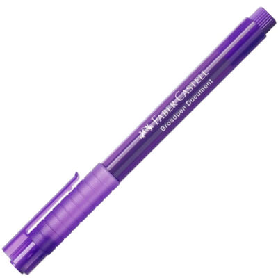 Faber-Castell 1554 Broadpen Keçe Uç Kalem, Mor 0,8 mm - 1