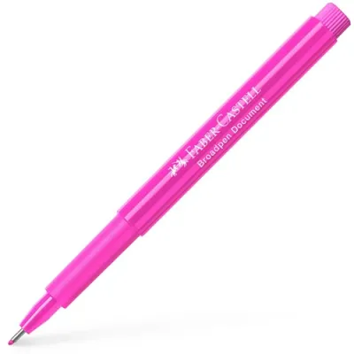 Faber-Castell 1554 Broadpen Keçe Uç Kalem, Pembe 0,8 mm - 1