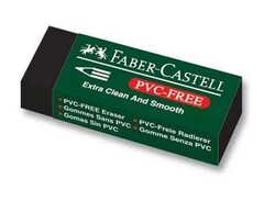 Faber-Castell 7089-20 Büyük Boy Siyah Silgi Büyük Boy - 1