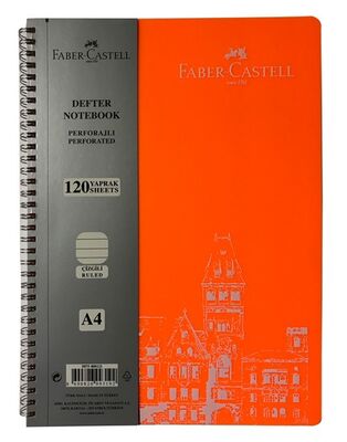 Faber-Castell A4 PP Kapak Defter Çizgili 120 yp - 1