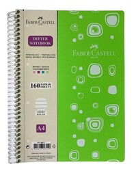 Faber-Castell A4 PP Kapak Defter Çizgili 160 yp Yeşil