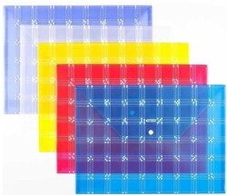Faber-Castell Çıtçıtlı Dosya Çizgi Desenli, Sarı - FABER-CASTELL