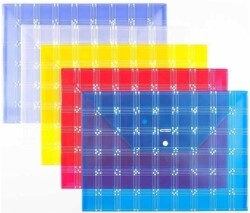 Faber-Castell Çıtçıtlı Dosya Düz, Şeffaf - FABER-CASTELL