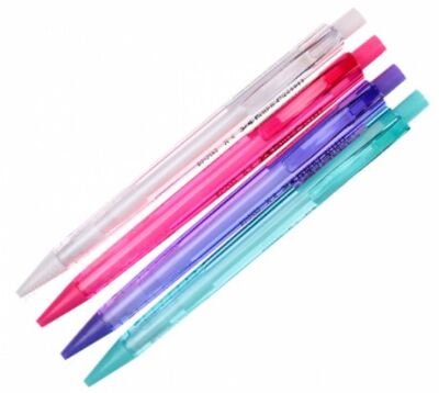 Faber-Castell Econ Mekanik Kurşun Kalem, Şeffaf Kırmızı 0,7 mm - 1