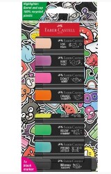 Faber-Castell Fosforlu Kalem Graffiti 8 Renk - FABER-CASTELL