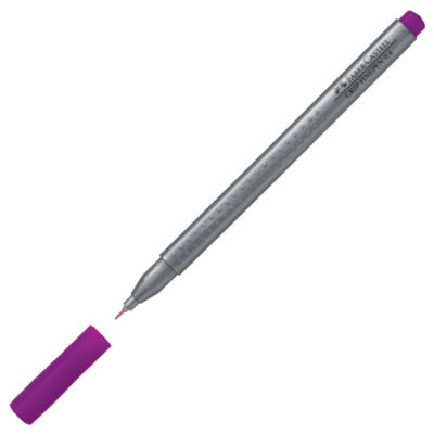 Faber-Castell Grip Finepen Keçe Uç Kalem, Açık Mor 0,4 mm - 1