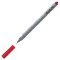 Faber-Castell Grip Finepen Keçe Uç Kalem, Lal Kırmızı 0,4 mm - FABER-CASTELL