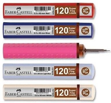 Faber-Castell Grip Min 0,5 mm 2B 60 mm, Açık Mavi 120 li - 1