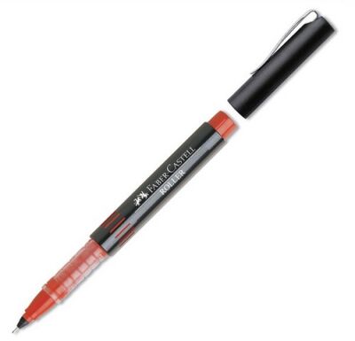 Faber-Castell İğne Uçlu Roller Kalem Kırmızı - 1