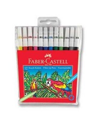 Faber-Castell Keçeli Boya Kalem Takımı 12 Renk - FABER-CASTELL