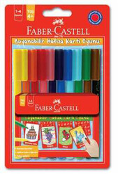 Faber-Castell Keçeli Boya Kalem Takımı Eğlenceli Kart Hediye 10 Renk - 1