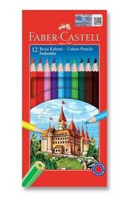 Faber-Castell Kuru Boya Kalem Takımı Karton Kutu 12 Renk - 1