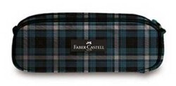 Faber-Castell Oval Basic Kalem Çantası Ekose - FABER-CASTELL