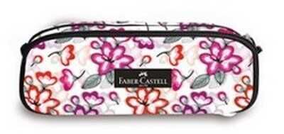 Faber-Castell Oval Basic Kalem Çantası Floral - 1