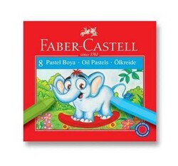 Faber-Castell Pastel Boya Takımı Karton Kutu 8 Renk - FABER-CASTELL