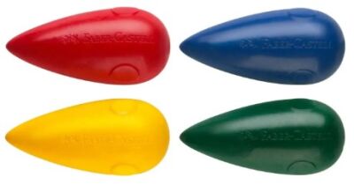 Faber-Castell Şekilli Mum Boya Damla 4 Lü - 2