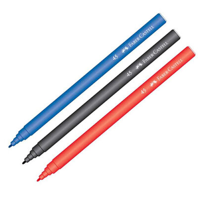 Faber-Castell Tekli Keçeli Kalem, Siyah - 1
